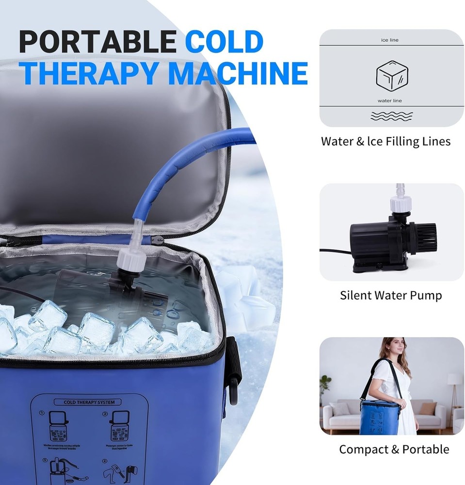 Cold Therapy Machine - Programmable Ice Machine for Knee After Surgery Portable