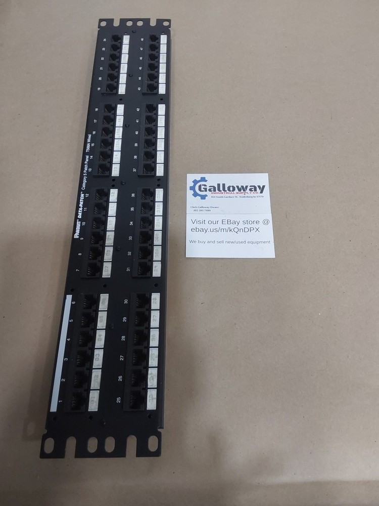 Panduit Data Patch CAT5 Patch Panel T568A