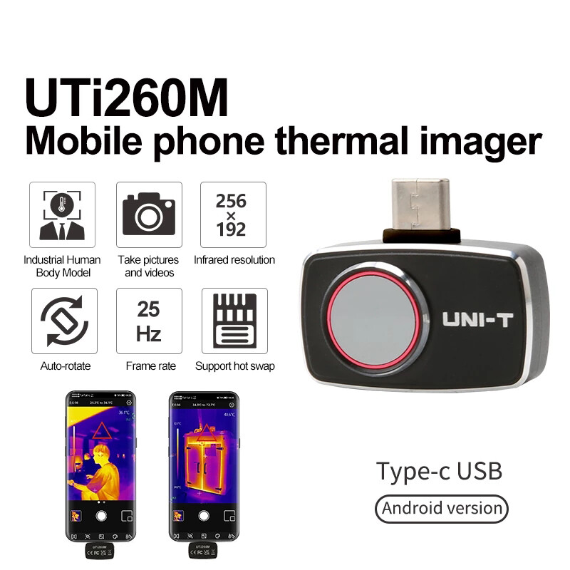 UNI-T UTi260M (Android) Mobile Thermal Imager Thermal Camera for Android Type-C