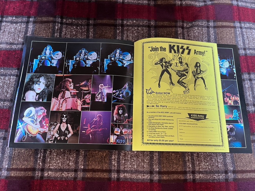 KISS ON TOUR 1976 TOUR BOOK