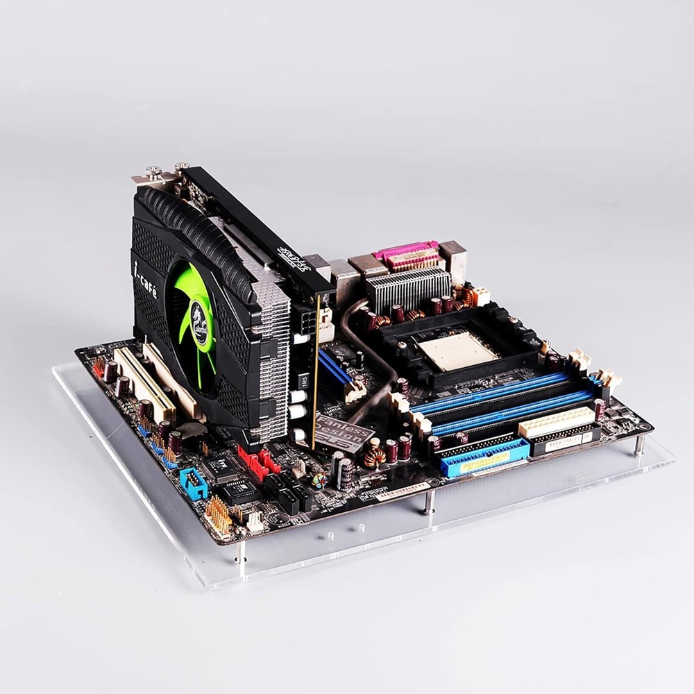 Compact Acrylic Open Frame Bench for Mini ITX PCs - Lightweight & Durable