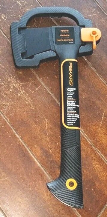 Fiskars 14" Hatchet with Sheath *Black/Orange* ~ Model #7550