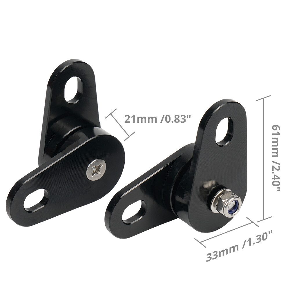 Aluminum Muffler Pipe Mounts Hangers Adjustable For Yamaha Banshee 350 1987-2006