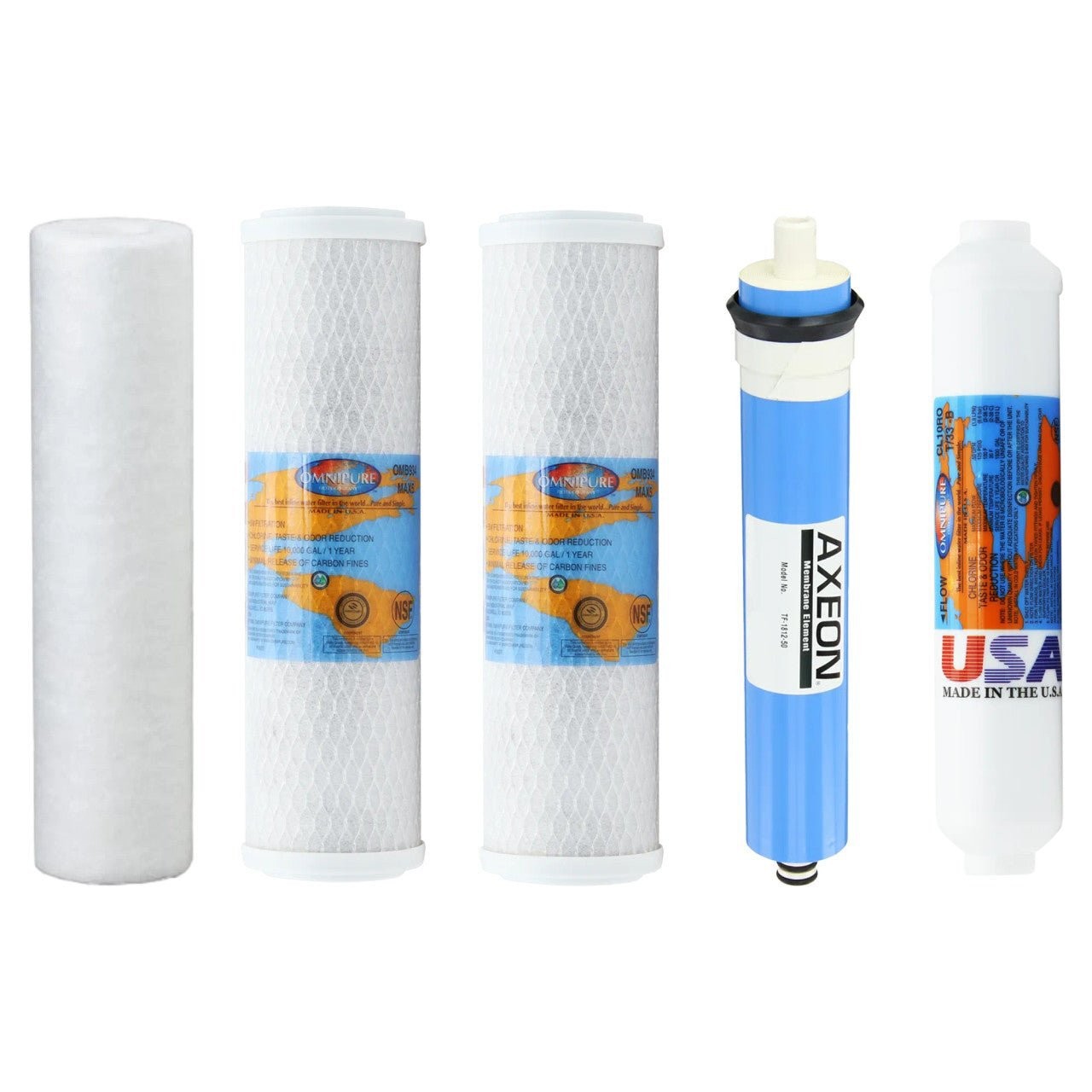 Proline Plus RO Filter Replacement Kit with 50 GPD Membrane