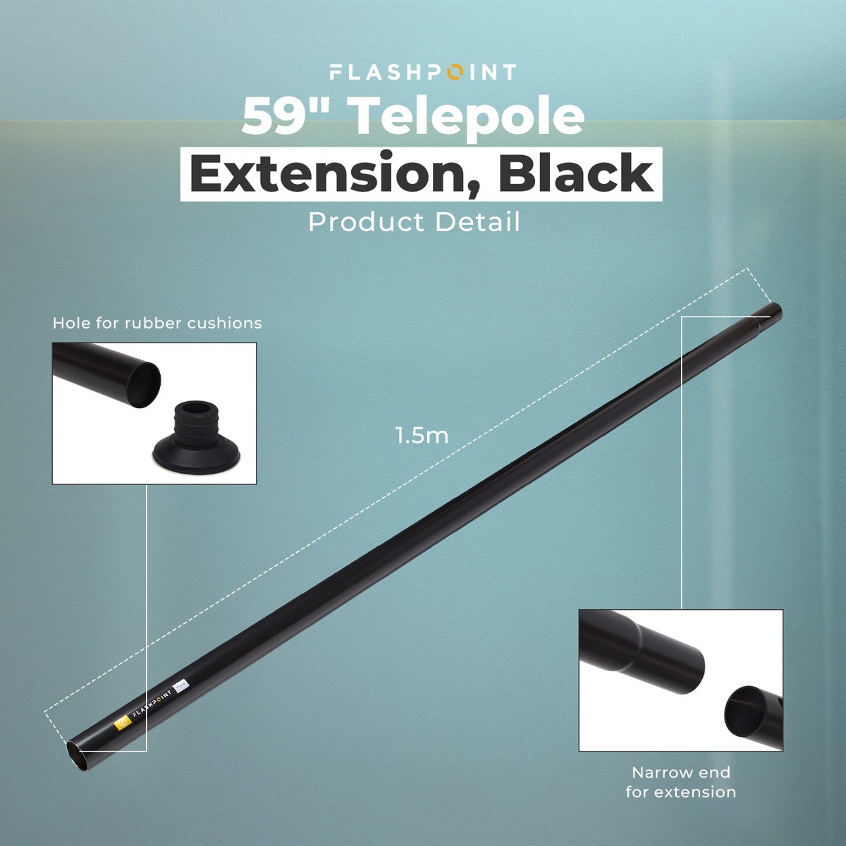 Flashpoint 59" Telepole Extension, Black