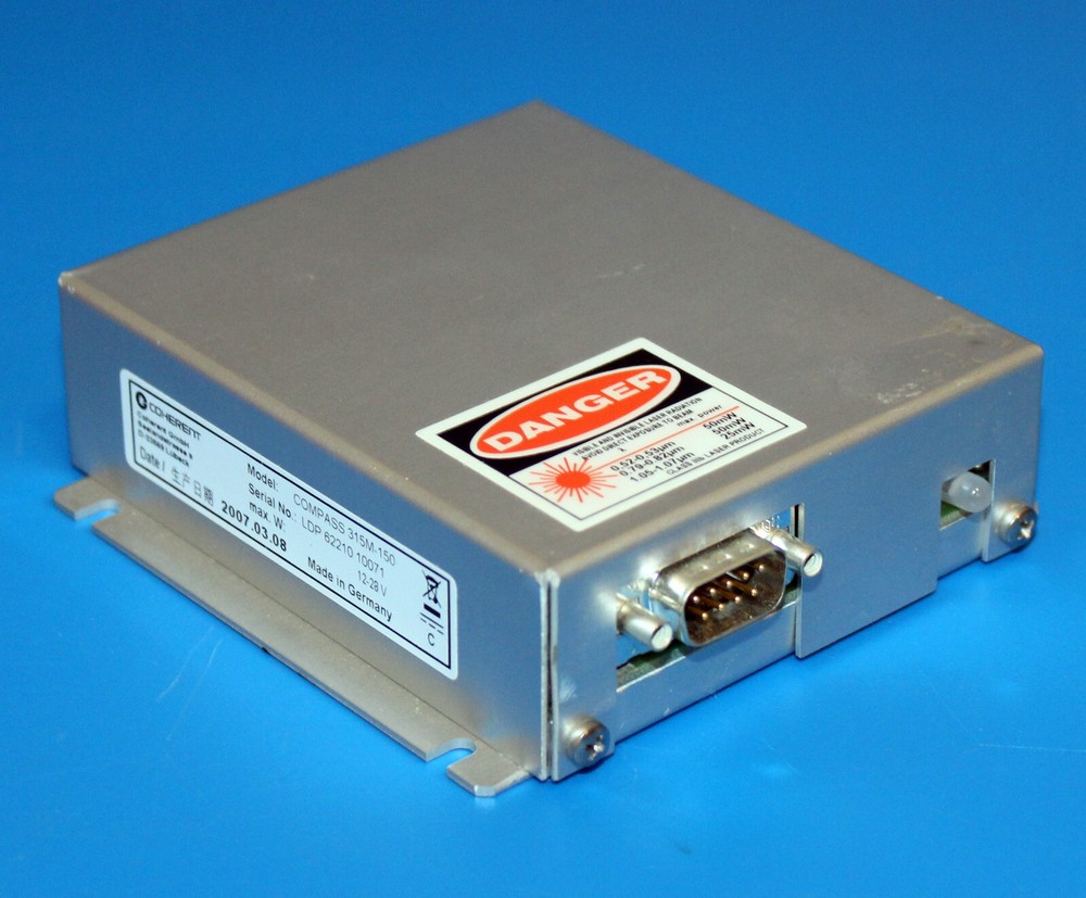 Coherent COMPASS 315M-150 Solid-State CW Laser Head 62210 Digital Controller