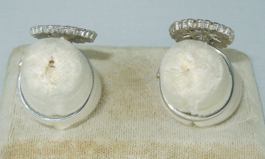2 Ring Blanks Settings Cabochon Adjustable silver Plated Brass NEW 85O