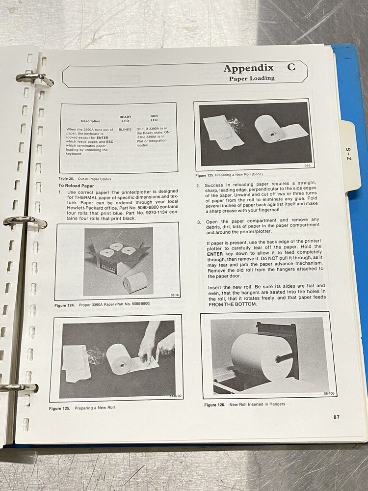 Hewlett Packard HP 3390A Reporting Integrator - Users Guide / Manual