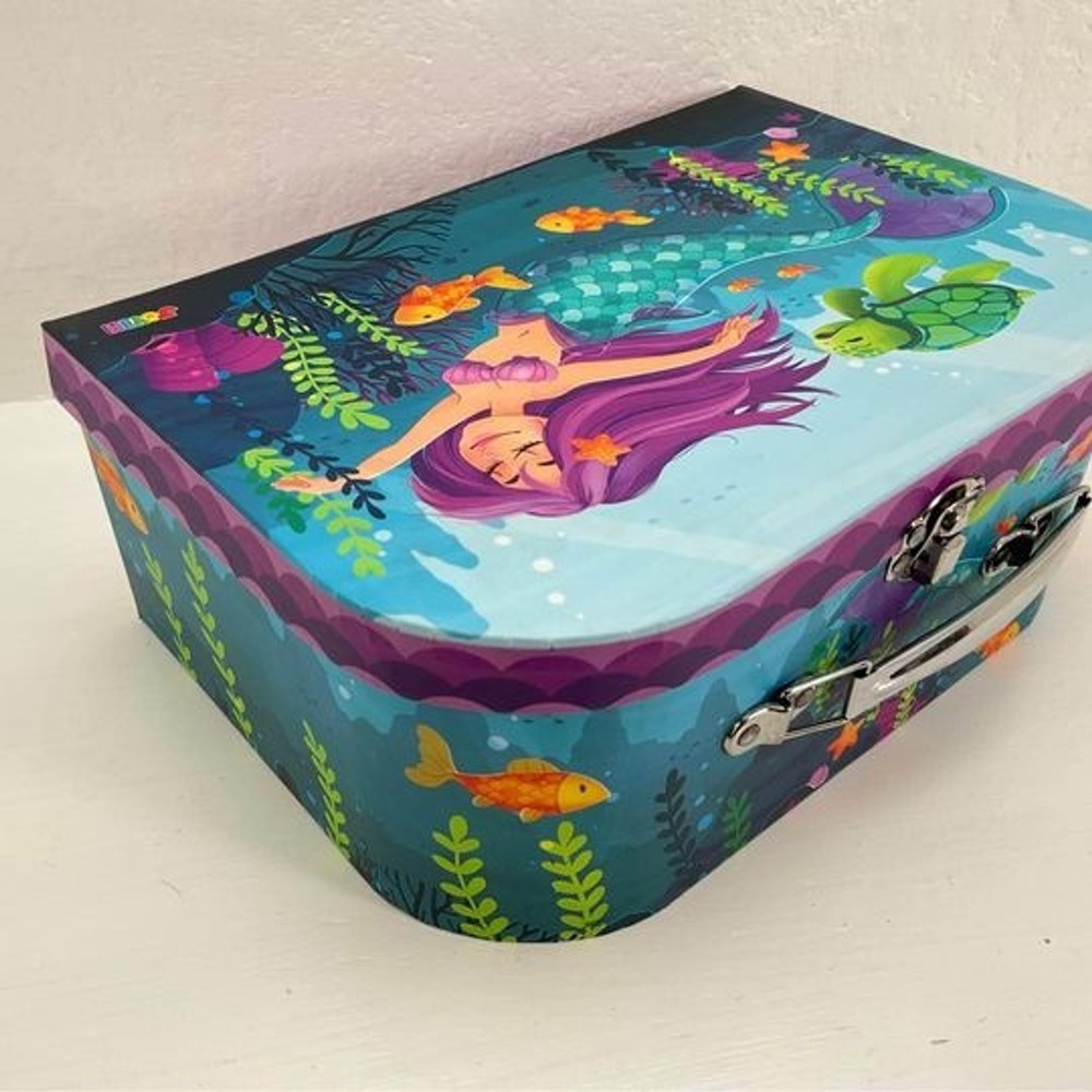 Mermaid Tin Teapot Set