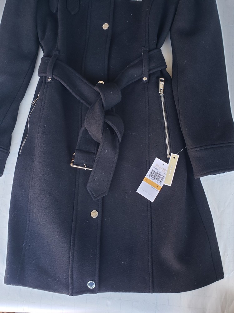 Michael Kors Long OverCoat Black
