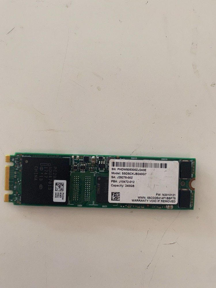 Intel 240GB M.2 SSD Hard Drive mixed models