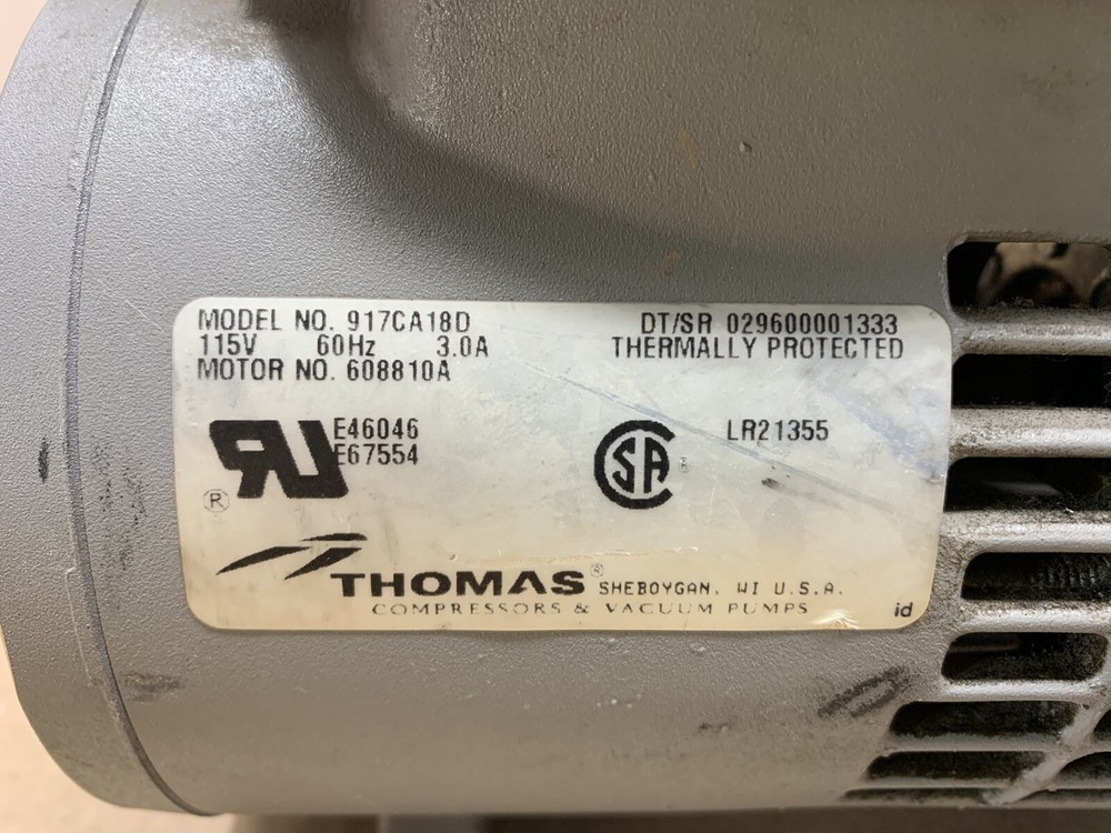 Thomas 917CA18D Motor 608810A Vacuum Pump