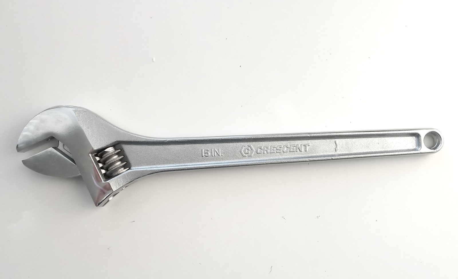 Crescent AC215BK 15" Tapered Handle Adjustable Wrench, Chrome Finish