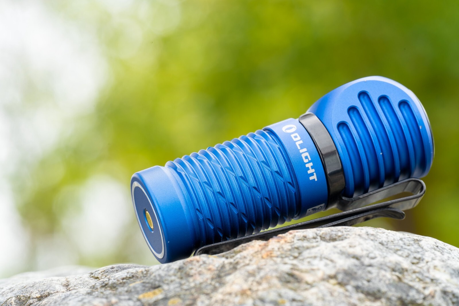 Olight Perun 2 Mini Blue LED Rechargeable Headlamp, 1100 Lumens, Cool White