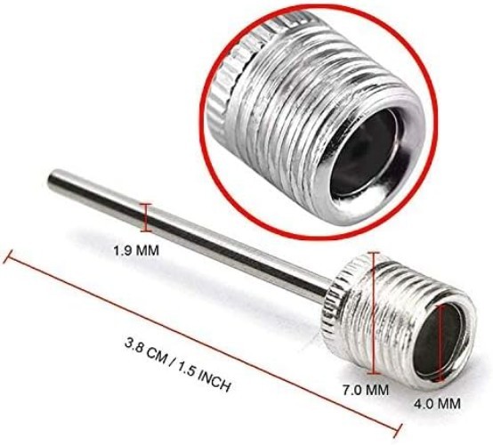 homepa 50pcs Air Pump Needle Air Inflation Needle for Basketball Soccer Ball