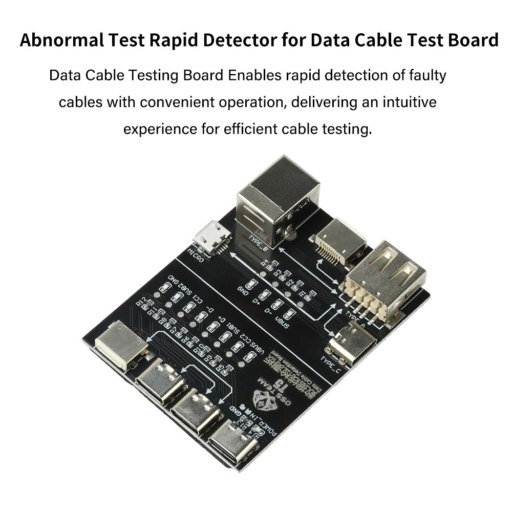 Multi-Interface Cable Testing Module Data Cable Test Board Anomaly Rapid Detect