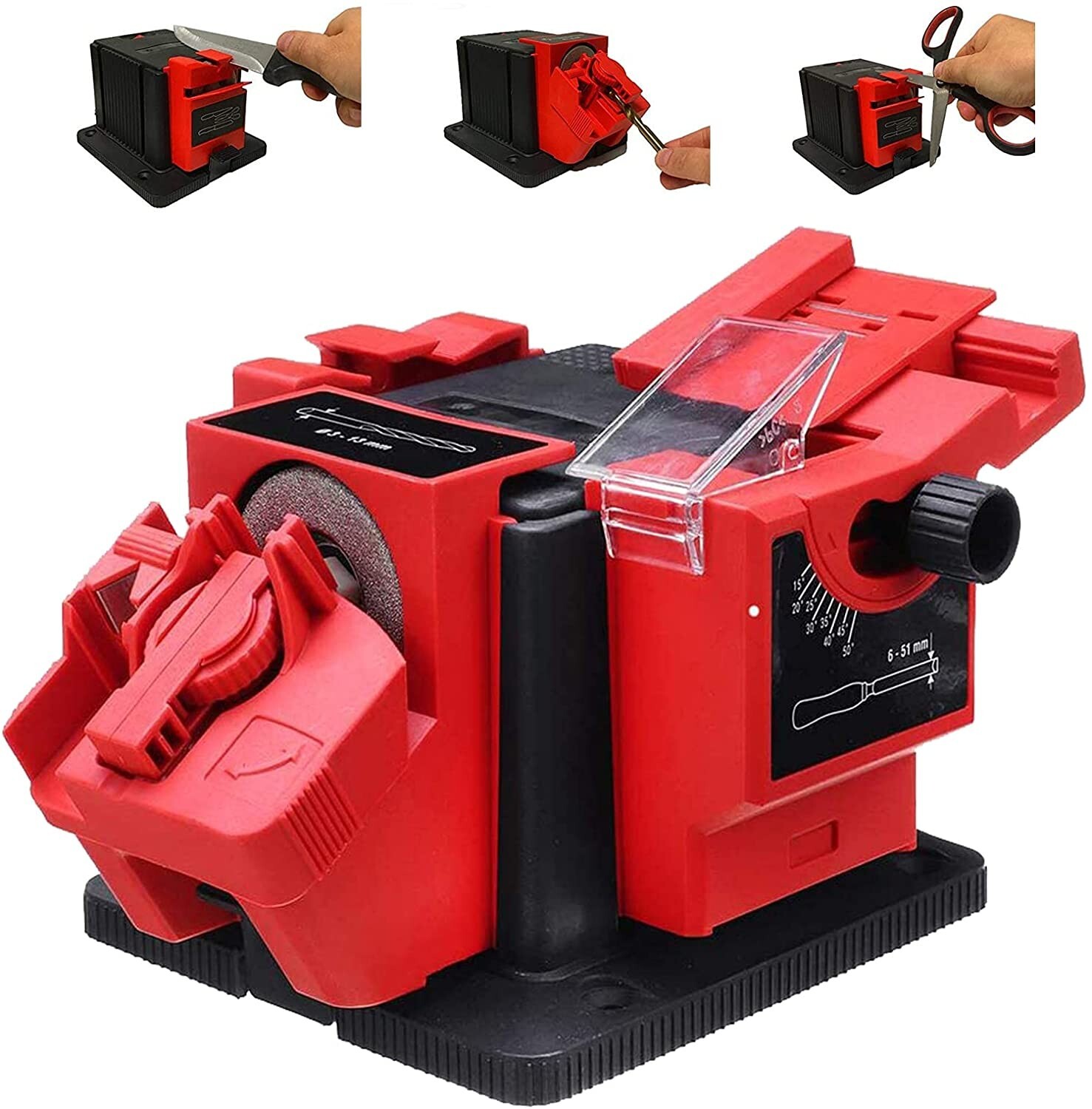 Universal Sharpening Station, Multifunctional Sharpener for Drill Knife Chisel