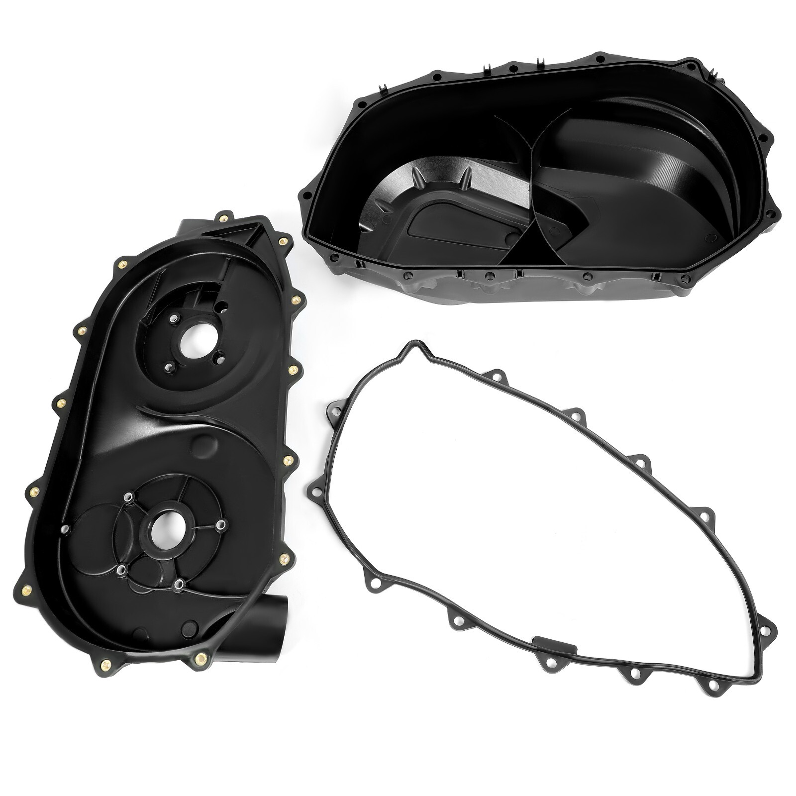 Clutch Belt Cover & Back Plate For 2006-2014 Can Am Outlander Renegade CVT