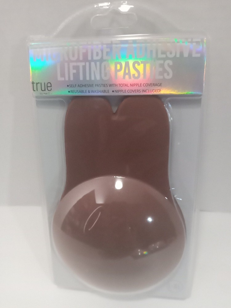 True - Rue21 Microfiber Adhesive Lifting Pasties L/XL - Deep