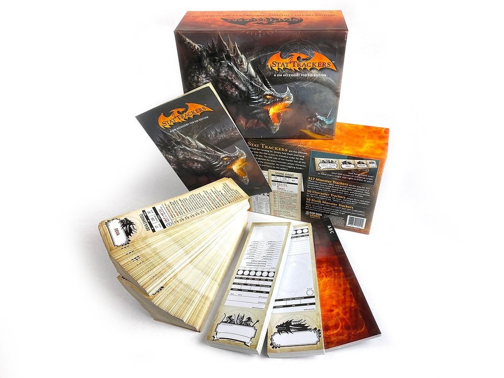DND Stat Tracker Core Set. GM Monster Character Tracker