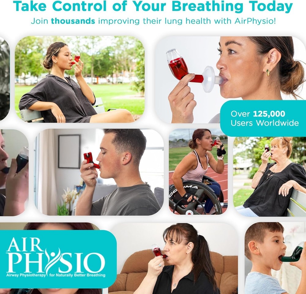 Lightweight Breathing Exercise Device, Promotes Better Breathing Performance