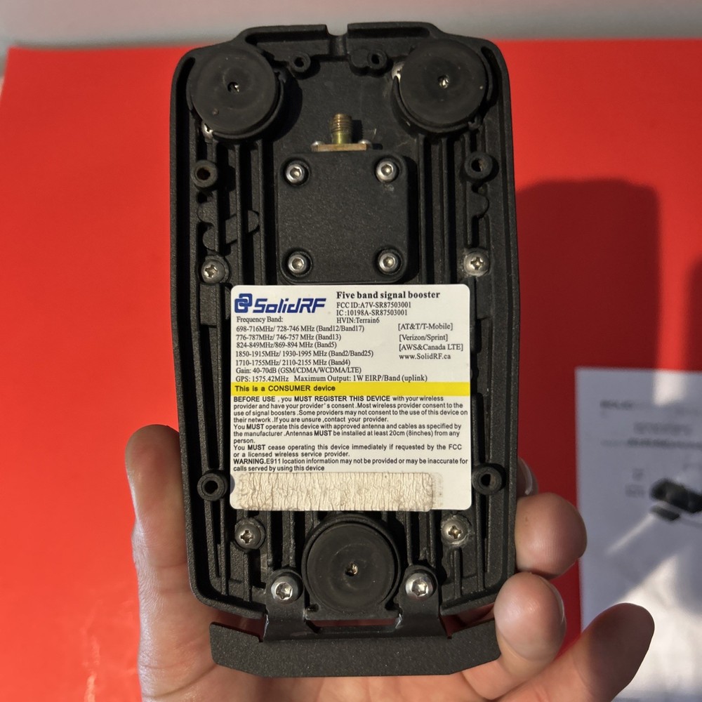 Signal Tech Terrain Booster Sr06610a Solid RF