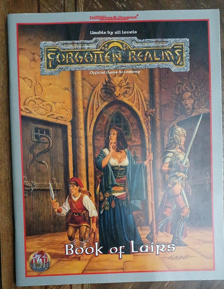 Forgotten Realms Bos Set Dungeons & Dragons TSR 1085 please read script details