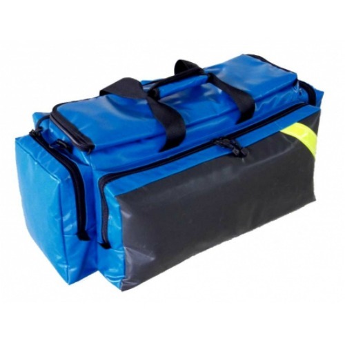 LINE2design Oxygen Bag - EMS EMT Deluxe Impervious O2 Bags with Straps - Blue