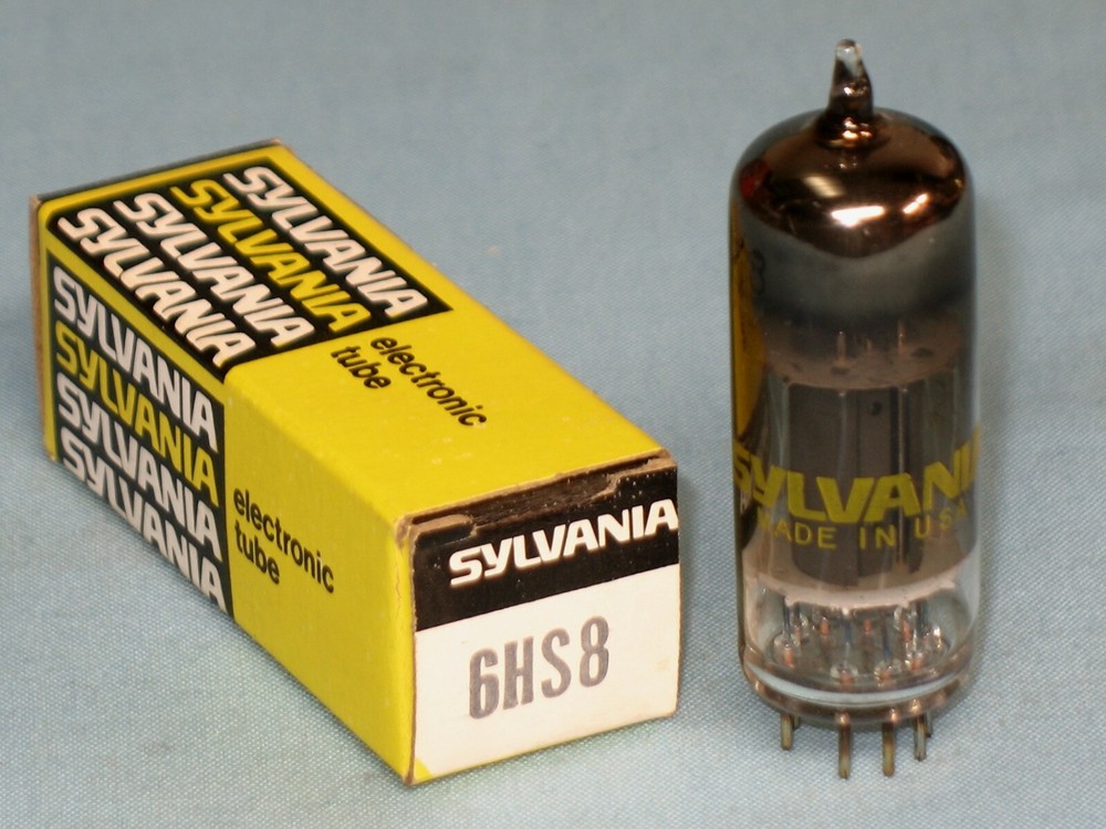 VACUUM TUBE ~ 6HS8 ~ SYLVANIA ~ NOS ~ 6HS8