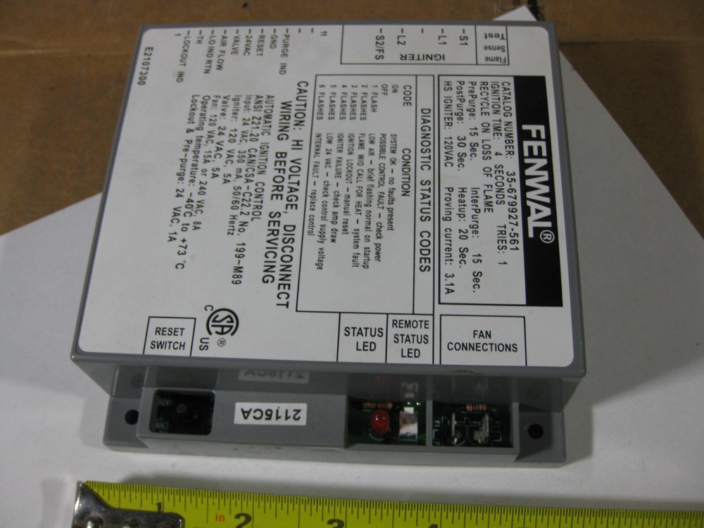 Fenwal 35-679927-561 Ignition Control Module