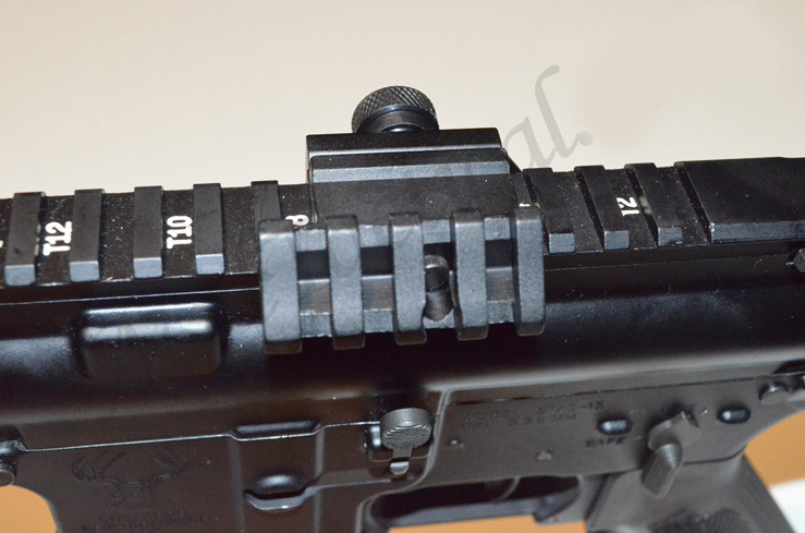 Angle 45 Degree Reflex Back Up Sight Mount Offset Picatinny Quick Screw Release