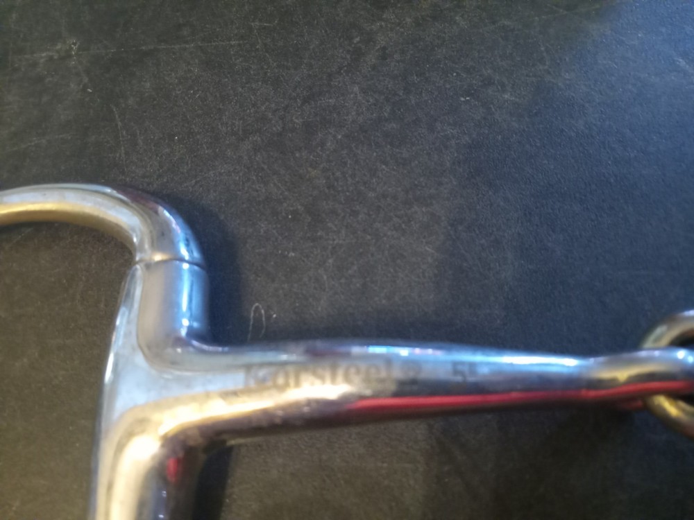 used eggbutt snaffle bit mouth 5 in