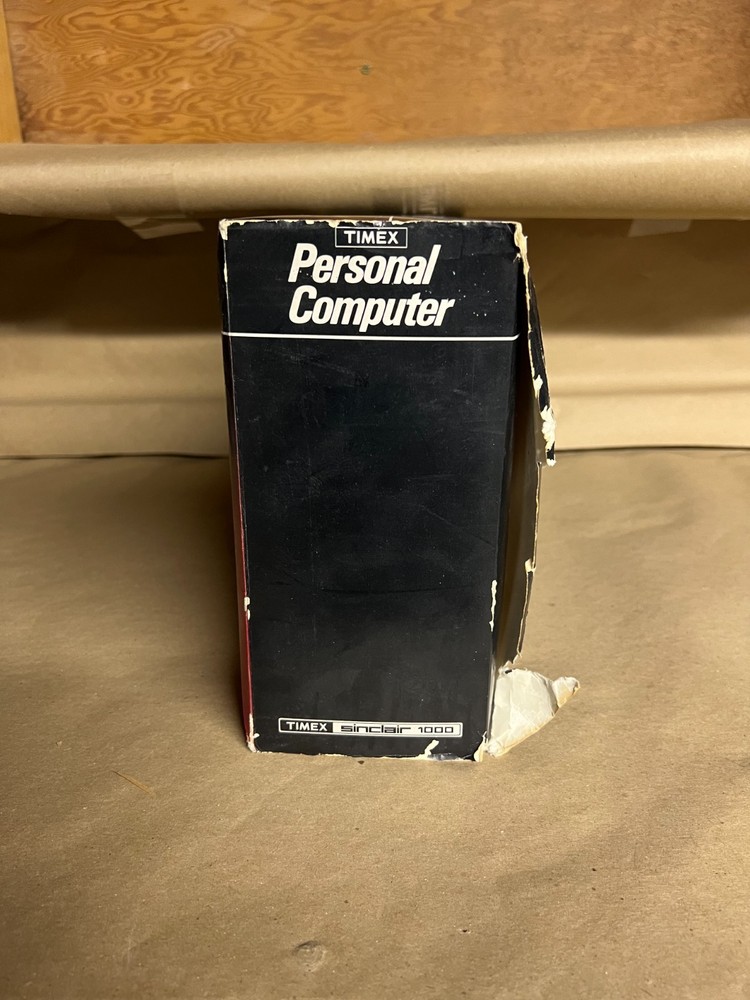 Timex Sinclair 1000 Vintage Personal Computer w Box and Manual Untested