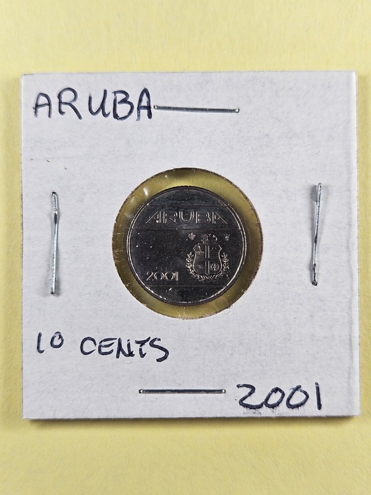 COINS - ARUBA - 10 CENTS 2001
