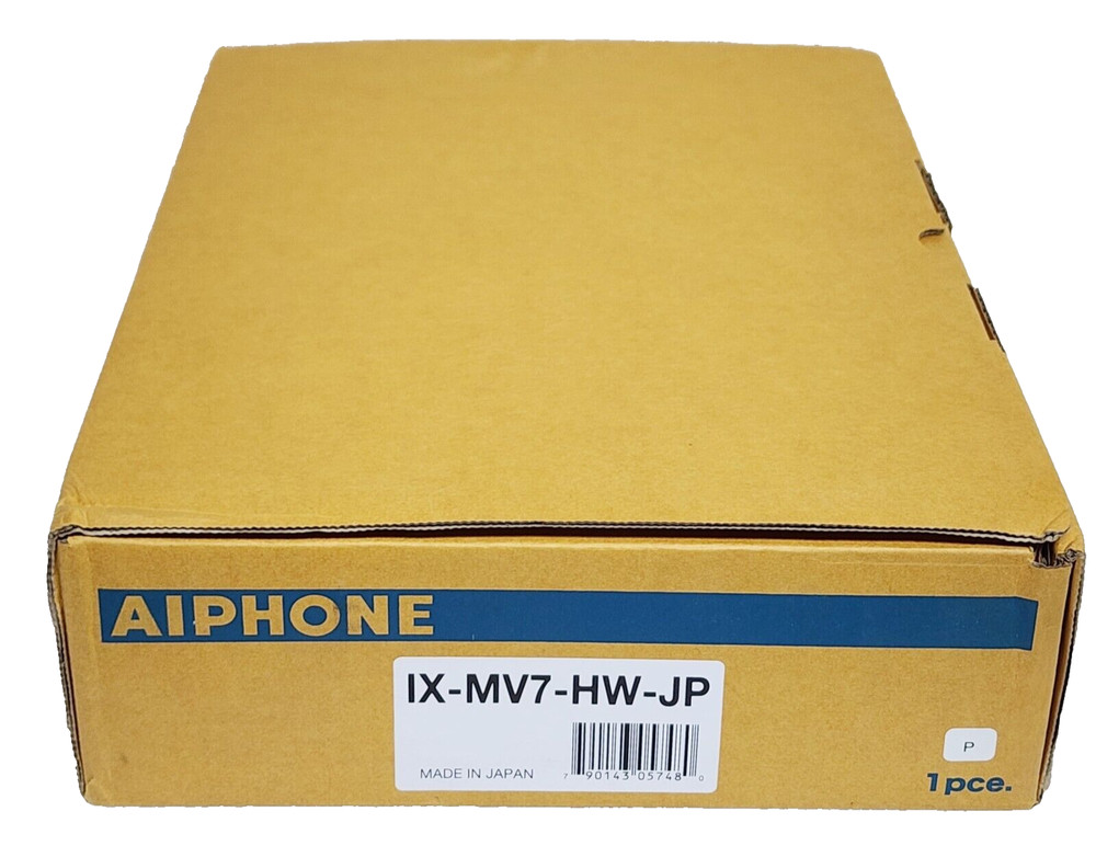 New Aiphone IX-MV7-HW-JP Touchscreen Video Master Station Intercom