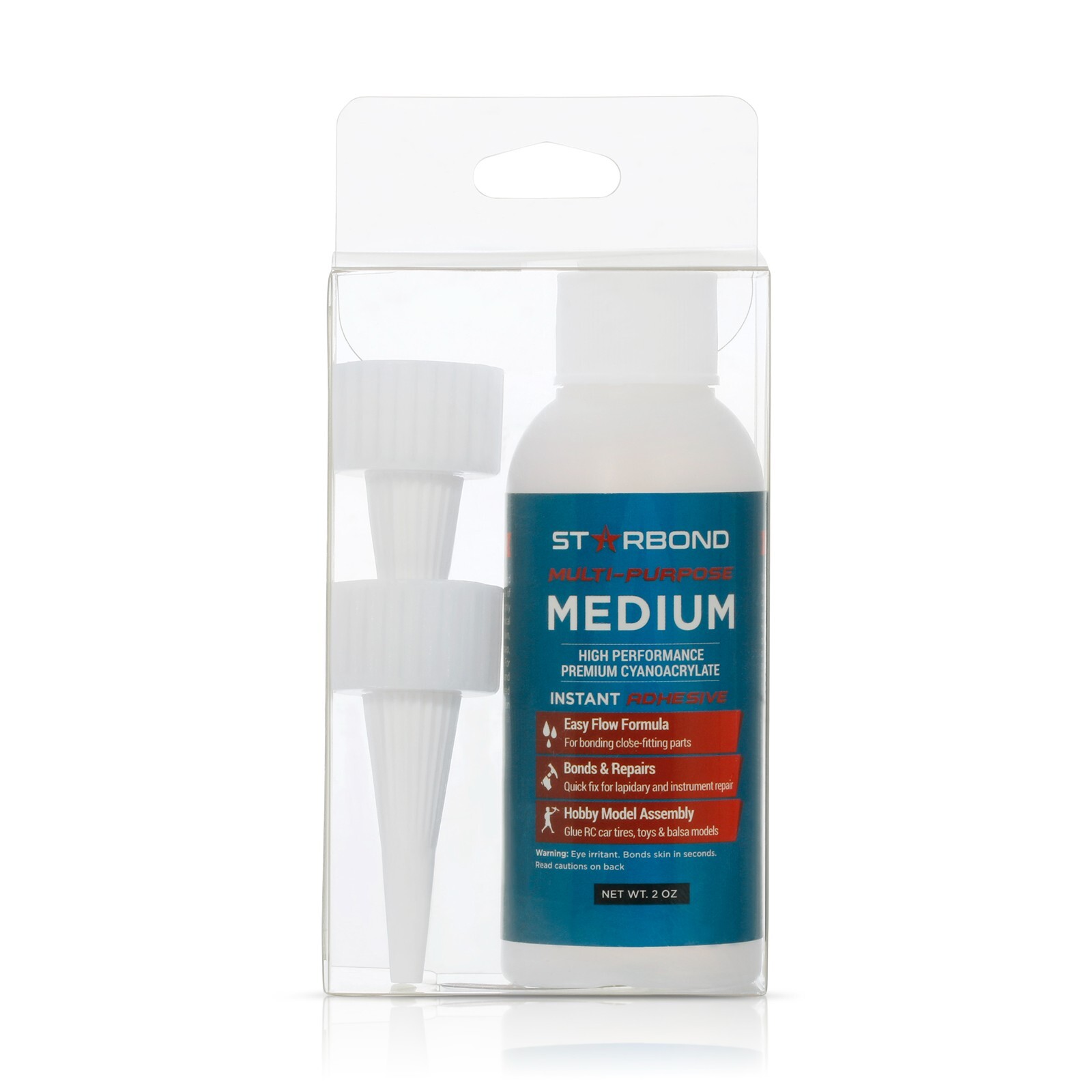 Starbond 2 oz. Multi-Purpose Medium - Super Glue (Premium Cyanoacrylate CA Glue)