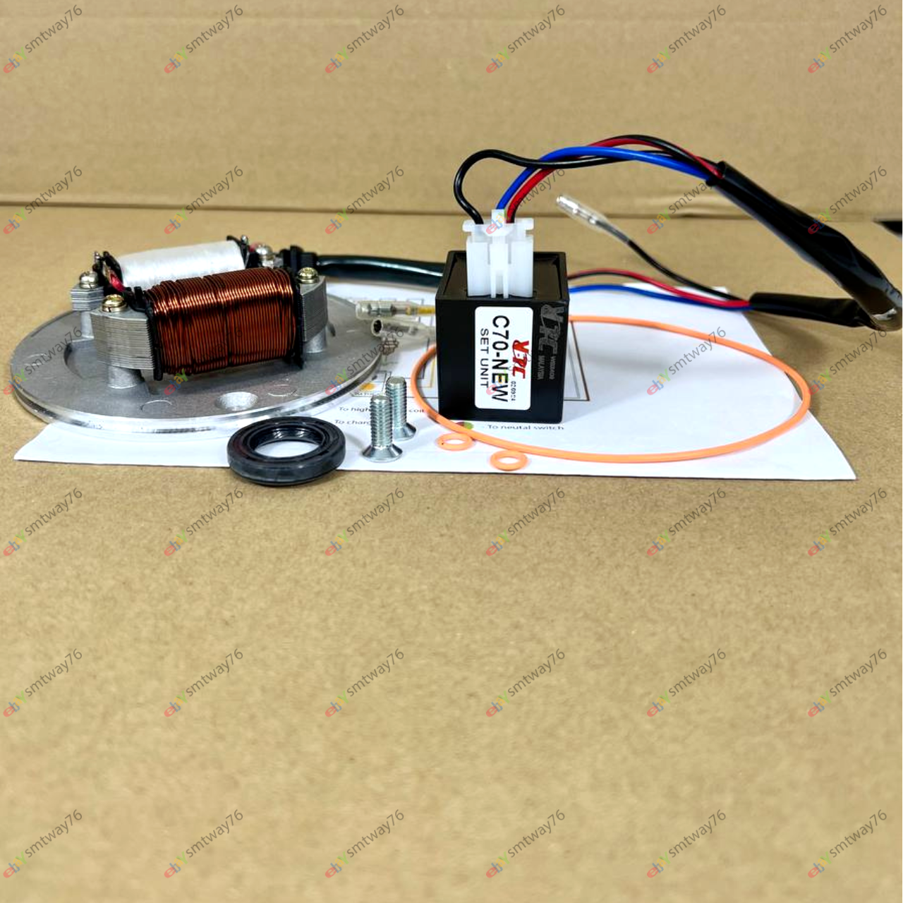 Honda Complete Set CDI Set for ATC70 CT70 CT70H Z50 SS50 Dax XL70 Conversion Kit