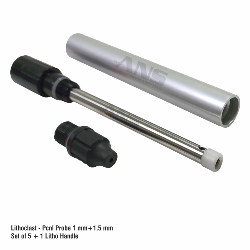 ANS NEW LITHOCLAST PCNL PROBE 5 PCS + LITHOHANDLE 1 PC