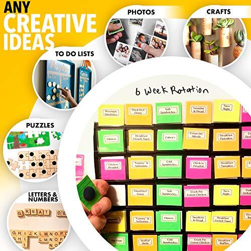 Large Magnets with Adhesive Backing Round and Square Self Assorted Sizes