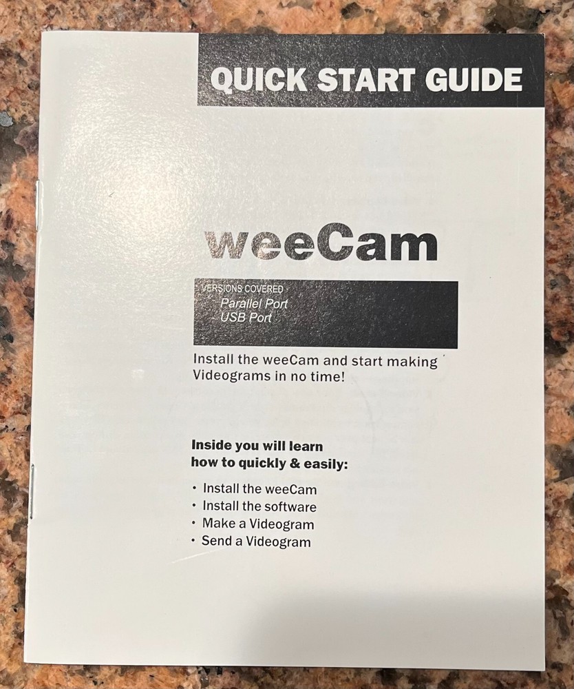 Alaris Earthlink weeCam USB web camera with box/instructions - NEW never used