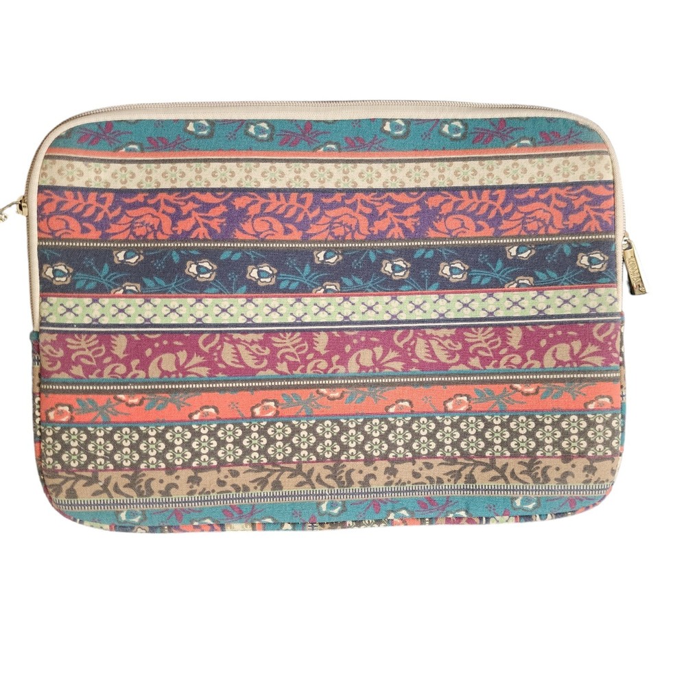 Kinmac Geometric Laptop Soft Case Full Zip Stripes