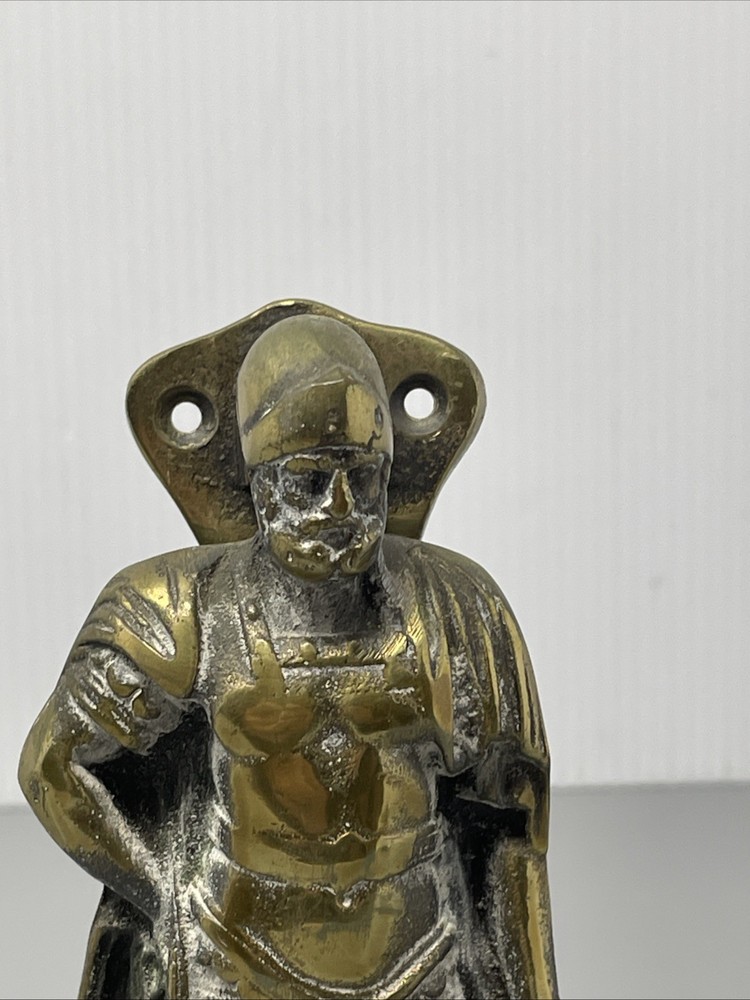 Vintage Brass Roman Gladiator Door Knocker
