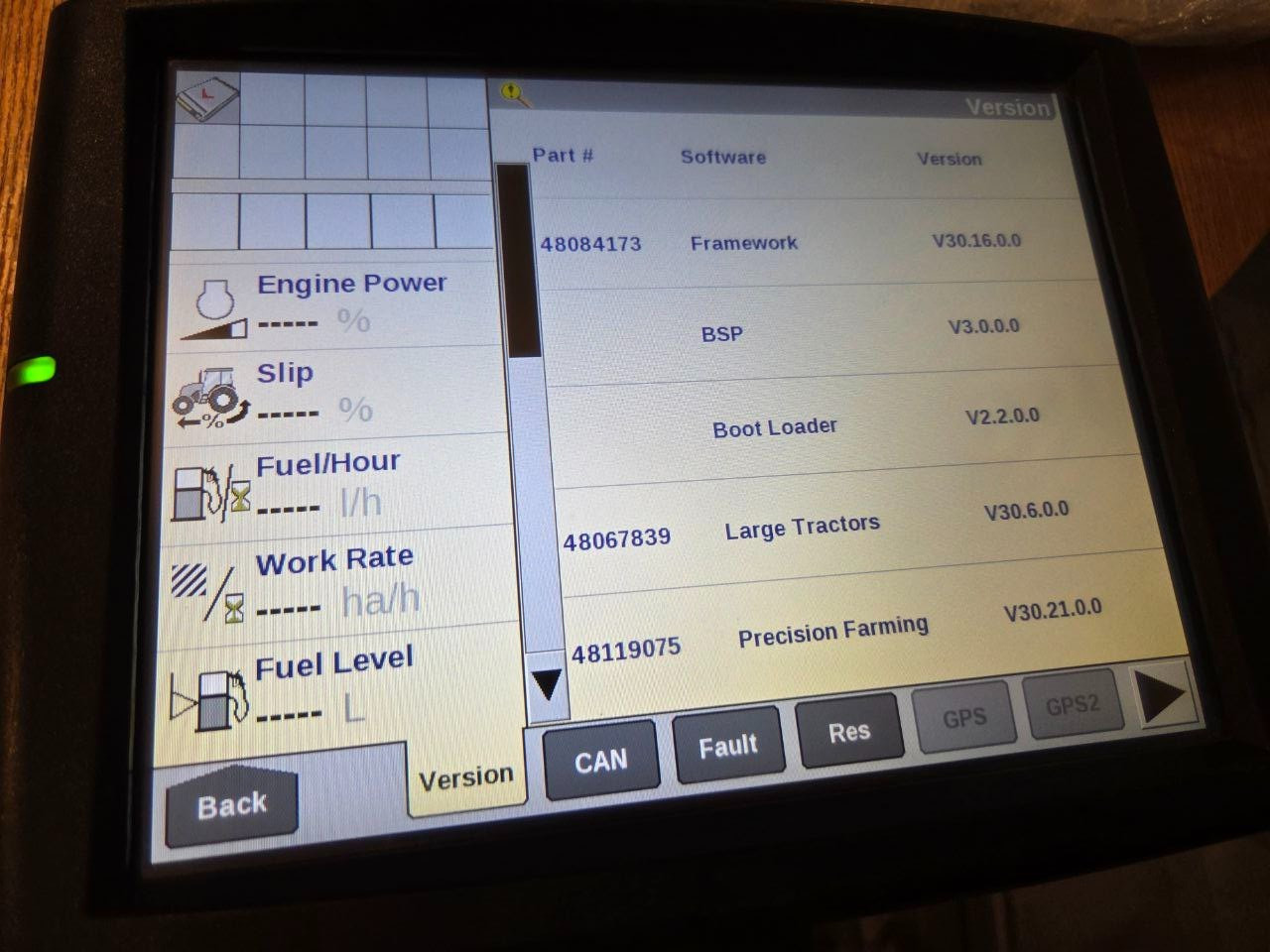 Display Pro700 Intelli Veiw IV Fred2 Pn 47932860 CNH Case & New Holland