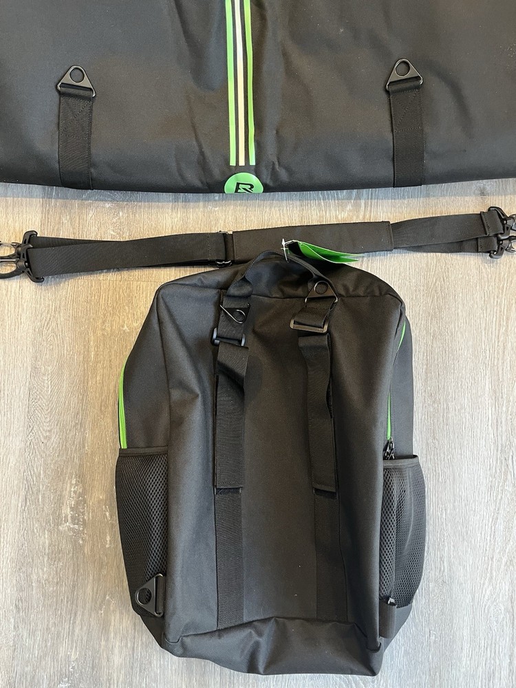 RockBros Bike Transport Bag Backpack Conversion Polyester Black Zip Handle NWT