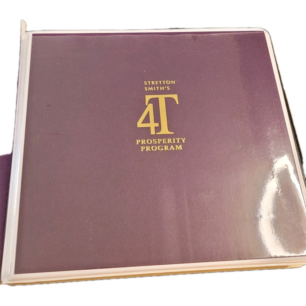 4T Prosperity Program Stretton Smith 1998 Final Edition Self Help Audio Tapes