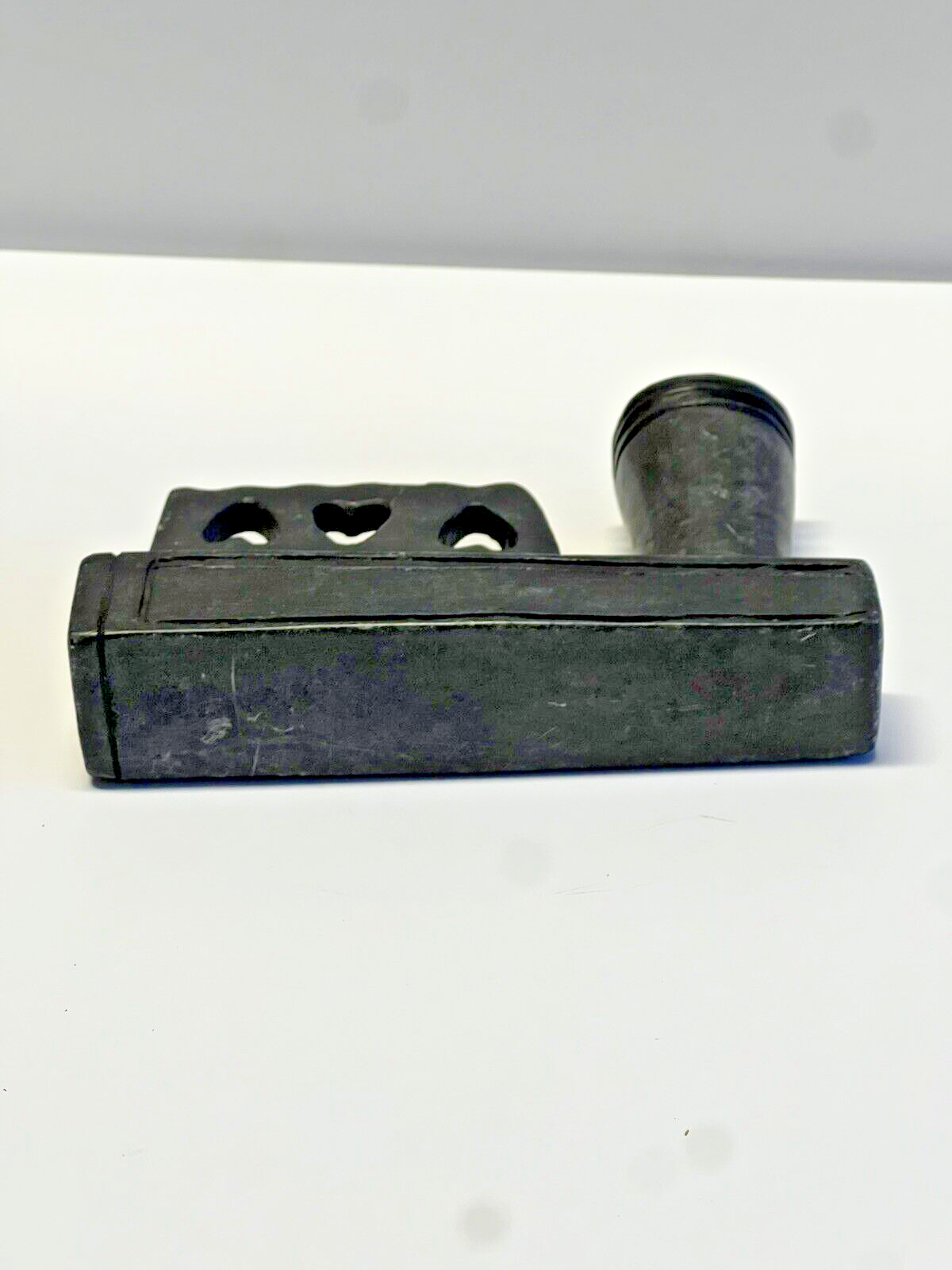 Antique Original Native American Indian Train Smoking Pipe; Late 1800's