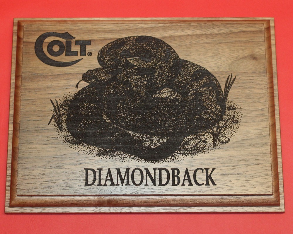 Colt Firearms Diamondback Plaque