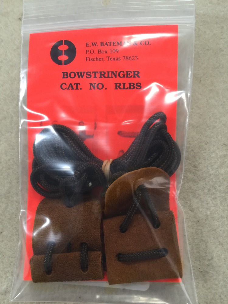 Bateman Traditional Recurve or Longbow Stringer Tip to Tip Leather bow Stringer