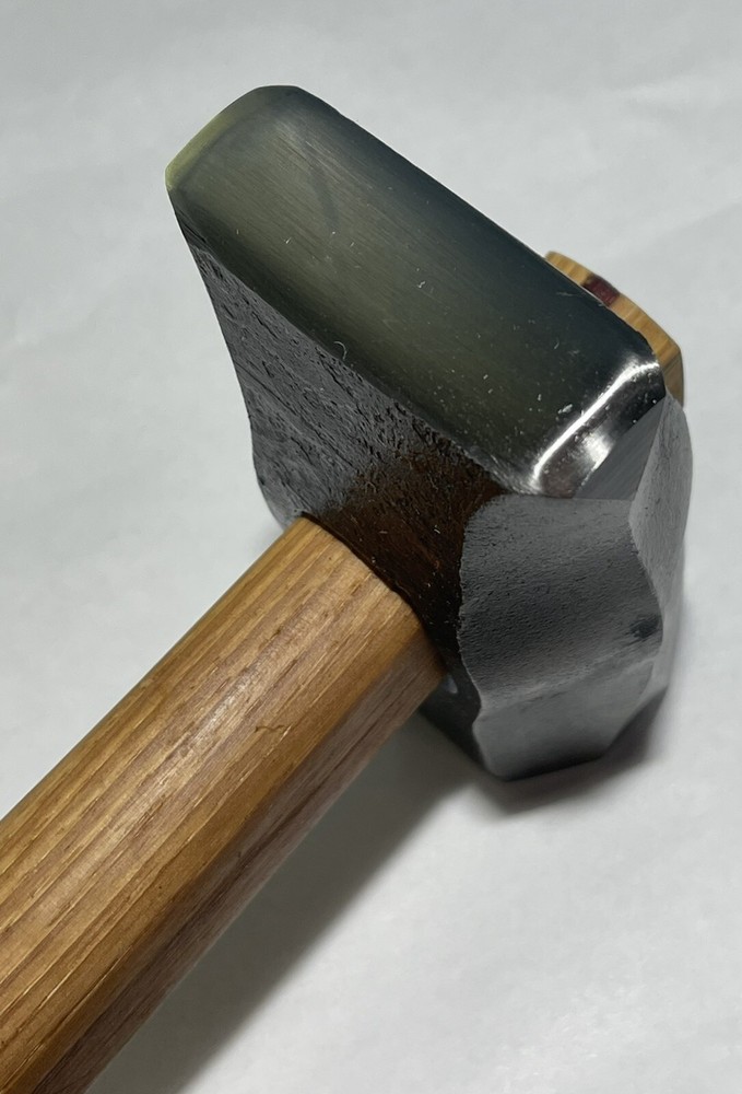 Blacksmith Hex Cross Pein Hammer Dyed Handle