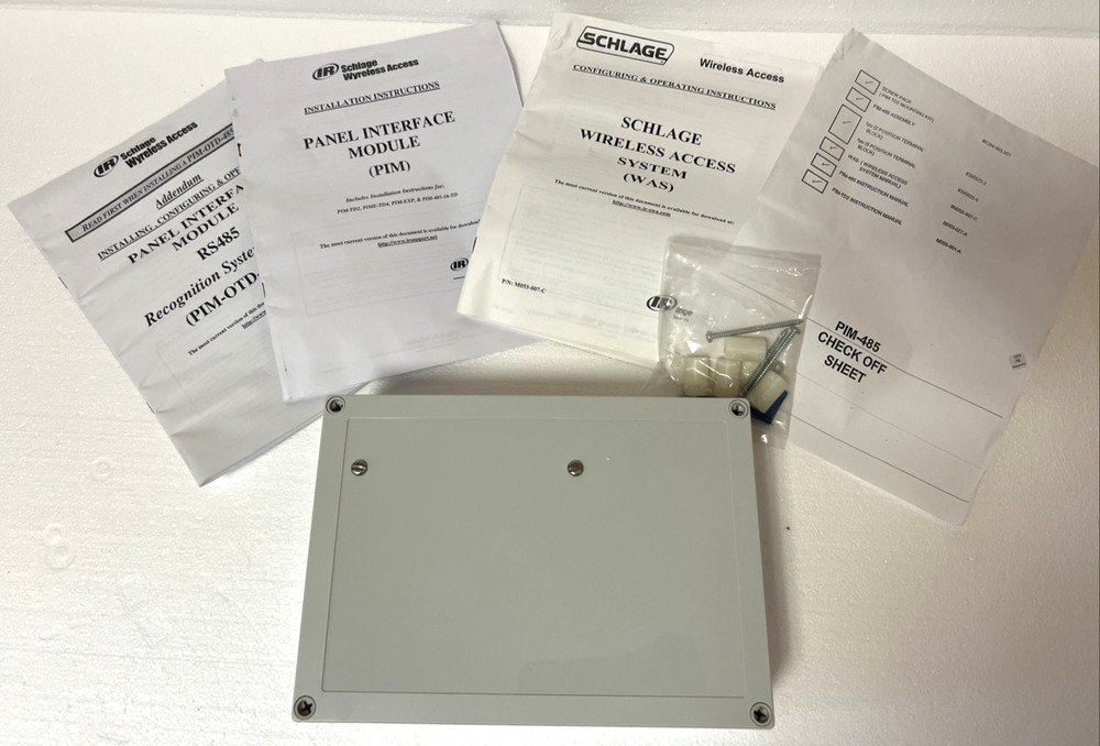 Schlage PIM-OTDx-PIM 4 RECOGNITION 485-RS Panel Interface Module Rare!